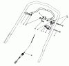 Toro 20627C - Lawnmower, 1987 (7000001-7999999) Pièces détachées TRACTION CONTROL ASSEMBLY