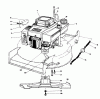 Toro 20627C - Lawnmower, 1988 (8000001-8999999) Pièces détachées ENGINE ASSEMBLY #1