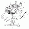 Toro 20628C - Lawnmower, 1987 (7000001-7999999) Pièces détachées ENGINE ASSEMBLY #1