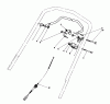 Toro 20628C - Lawnmower, 1988 (8000001-8999999) Pièces détachées TRACTION CONTROL ASSEMBLY