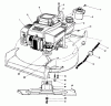 Toro 20629C - Lawnmower, 1986 (6000001-6999999) Pièces détachées ENGINE ASSEMBLY #1