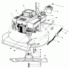 Toro 20629C - Lawnmower, 1987 (7000001-7999999) Pièces détachées ENGINE ASSEMBLY