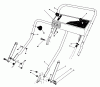 Toro 20632 - Lawnmower, 1989 (9000001-9999999) Pièces détachées HANDLE ASSEMBLY