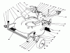 Toro 20632 - Lawnmower, 1989 (9000001-9999999) Pièces détachées HOUSING ASSEMBLY (USED ON SERIAL NO. 9000101 THRU 9003042)