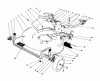 Toro 20632 - Lawnmower, 1989 (9000001-9999999) Pièces détachées HOUSING ASSEMBLY (USED ON UNITS WITH SERIAL NO. 9003043 AND UP)