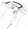 Toro 20661 - Lawnmower, 1983 (3000001-3999999) Pièces détachées TRACTION CONTROL ASSEMBLY