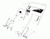 Toro 20667 - Lawnmower, 1990 (0000001-0999999) Pièces détachées HANDLE ASSEMBLY