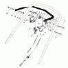 Toro 20672 - Lawnmower, 1983 (3000001-3999999) Pièces détachées TRACTION CONTROL ASSEMBLY