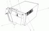 Toro 20672 - Lawnmower, 1984 (4000001-4999999) Pièces détachées GRASS BAG ASSEMBLY NO. 11-0189