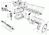 Toro 20672 - Lawnmower, 1985 (5000001-5999999) Pièces détachées GEAR CASE ASSEMBLY