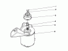 Toro 20673 - Lawnmower, 1976 (6000001-6999999) Pièces détachées STARTER MOTOR