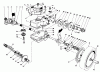 Toro 20676 - Lawnmower, 1985 (5000001-5999999) Pièces détachées GEAR CASE ASSEMBLY