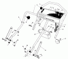 Toro 20676 - Lawnmower, 1985 (5000001-5999999) Pièces détachées HANDLE ASSEMBLY