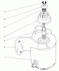 Toro 20676 - Lawnmower, 1985 (5000001-5999999) Pièces détachées STARTER ASSEMBLY