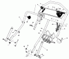 Toro 20677 - Lawnmower, 1990 (0000001-0002101) Pièces détachées HANDLE ASSEMBLY
