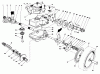 Toro 20680 - Lawnmower, 1985 (5000001-5999999) Pièces détachées GEAR CASE ASSEMBLY