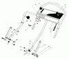 Toro 20680 - Lawnmower, 1985 (5000001-5999999) Pièces détachées HANDLE ASSEMBLY