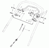 Toro 20680 - Lawnmower, 1985 (5000001-5999999) Pièces détachées TRACTION CONTROL ASSEMBLY
