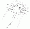 Toro 20680 - Lawnmower, 1986 (6000001-6999999) Pièces détachées TRACTION CONTROL ASSEMBLY