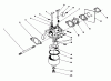 Toro 20684 - Lawnmower, 1985 (5000001-5999999) Pièces détachées CARBURETOR ASSEMBLY