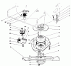 Toro 20684 - Lawnmower, 1986 (6000001-6999999) Pièces détachées BLADE BRAKE CLUTCH ASSEMBLY (USED ON UNITS WITH SERIAL NO. 6000101-6002200)