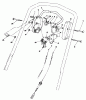 Toro 20684 - Lawnmower, 1987 (7000001-7999999) Pièces détachées TRACTION CONTROL ASSEMBLY