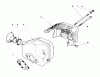 Toro 20684 - Lawnmower, 1988 (8000001-8999999) Pièces détachées MUFFLER ASSEMBLY (MODEL NO. 47PG6 AND 47PH7)