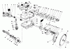 Toro 20692 - Lawnmower, 1987 (7000001-7999999) Pièces détachées GEAR CASE ASSEMBLY