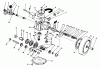 Toro 20692 - Lawnmower, 1988 (8000001-8999999) Pièces détachées GEAR CASE ASSEMBLY (USED ON UNITS WITH SERIAL NO. 8050000 & UP)