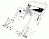 Toro 20692 - Lawnmower, 1989 (9000001-9999999) Pièces détachées HANDLE ASSEMBLY