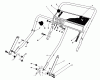 Toro 20692 - Lawnmower, 1988 (8000001-8999999) Pièces détachées HANDLE ASSEMBLY