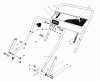 Toro 20692 - Lawnmower, 1990 (0000001-0999999) Pièces détachées HANDLE ASSEMBLY