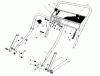 Toro 20692C - Lawnmower, 1988 (8000001-8999999) Pièces détachées HANDLE ASSEMBLY