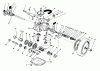 Toro 20692C - Lawnmower, 1989 (9000001-9999999) Pièces détachées GEAR CASE ASSEMBLY