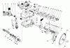 Toro 20695 - Lawnmower, 1987 (7000001-7999999) Pièces détachées GEAR CASE ASSEMBLY