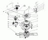 Toro 20695 - Lawnmower, 1988 (8000001-8999999) Pièces détachées BLADE BRAKE CLUTCH ASSEMBLY