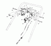 Toro 20695 - Lawnmower, 1988 (8000001-8999999) Pièces détachées TRACTION CONTROL ASSEMBLY
