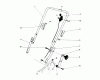 Toro 20698 - Lawnmower, 1978 (8000001-8999999) Pièces détachées HANDLE ASSEMBLY