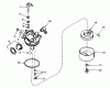 Toro 20705 - Lawnmower, 1980 (0000001-0999999) Pièces détachées CARBURETOR NO. 632050