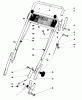 Toro 20705 - Lawnmower, 1980 (0000001-0999999) Pièces détachées HANDLE ASSEMBLY