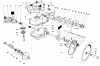 Toro 20705 - Lawnmower, 1984 (4000001-4999999) Pièces détachées GEAR CASE ASSEMBLY