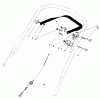 Toro 20705 - Lawnmower, 1984 (4000001-4999999) Pièces détachées TRACTION CONTROL ASSEMBLY