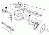 Toro 20705 - Lawnmower, 1985 (5000001-5999999) Pièces détachées GEAR CASE ASSEMBLY