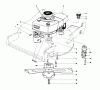 Toro 20715 - Lawnmower, 1979 (9000001-9999999) Pièces détachées ENGINE ASSEMBLY