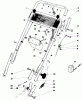 Toro 20715 - Lawnmower, 1980 (0000001-0999999) Pièces détachées HANDLE ASSEMBLY