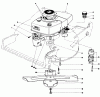 Toro 20715 - Lawnmower, 1981 (1000001-1999999) Pièces détachées ENGINE ASSEMBLY
