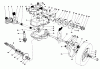 Toro 20715 - Lawnmower, 1982 (2000001-2999999) Pièces détachées GEAR CASE ASSEMBLY