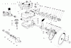 Toro 20715 - Lawnmower, 1984 (4000001-4999999) Pièces détachées GEAR CASE ASSEMBLY
