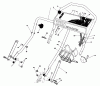 Toro 20715C - Lawnmower, 1985 (5000001-5999999) Pièces détachées HANDLE ASSEMBLY
