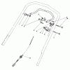 Toro 20715C - Lawnmower, 1985 (5000001-5999999) Pièces détachées TRACTION CONTROL ASSEMBLY